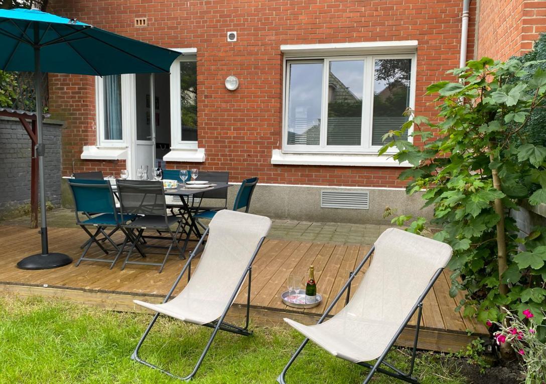 Au 154 Bis - Bel Appartement - Le Jardin Dunkirk Ngoại thất bức ảnh
